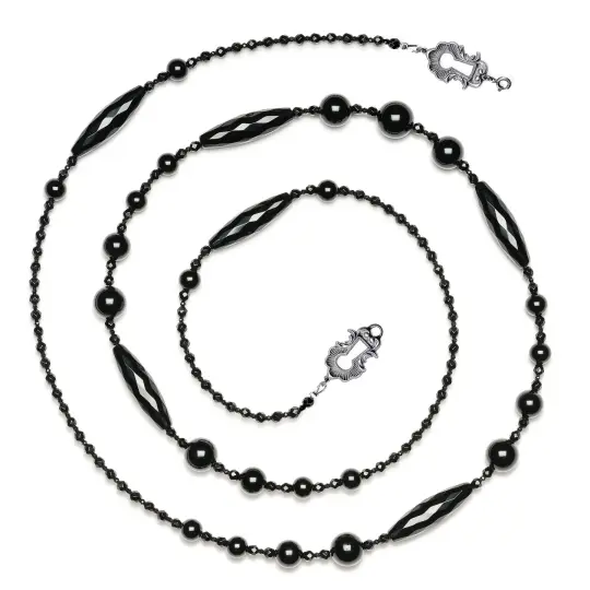 The Twins. Onyx Mourning Strand. * Limited *