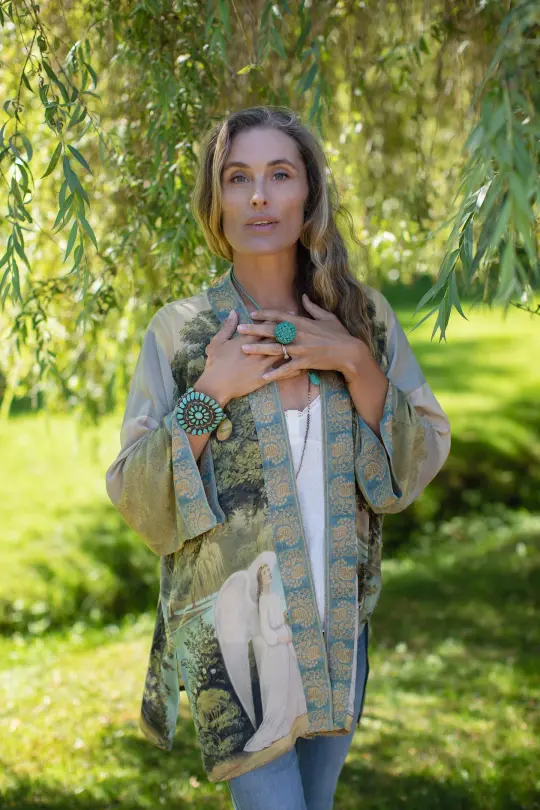 Tree of Life Matinée Duster (Mid Length)