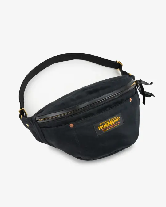 12oz Whipcord Waist Bag - Black
