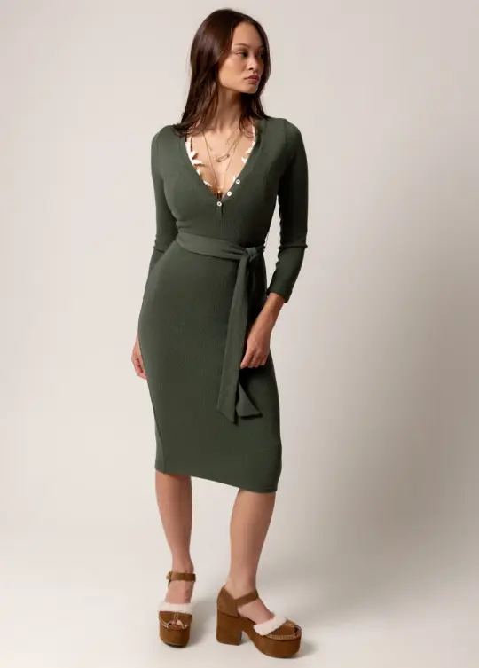 Nirra Dress in Thyme