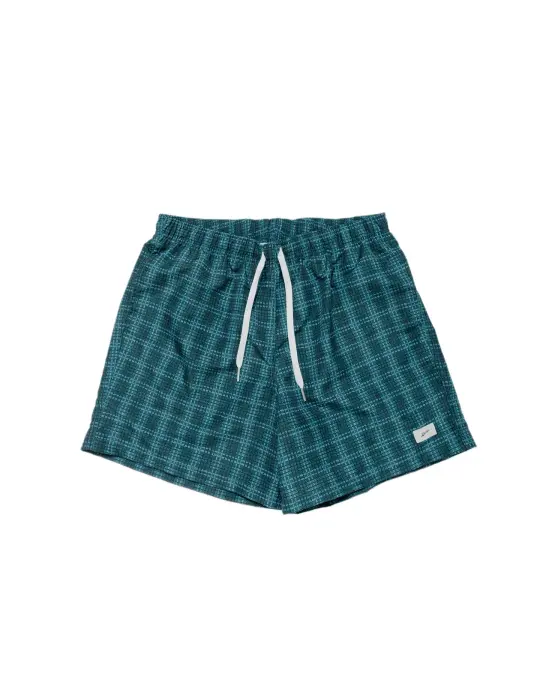 Bather Delta Tartan Swim Trunk