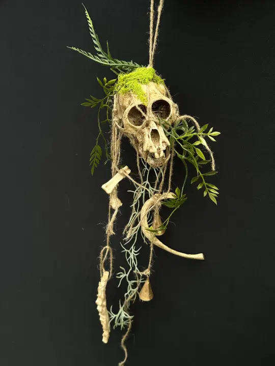 Vervet Skull Hanger