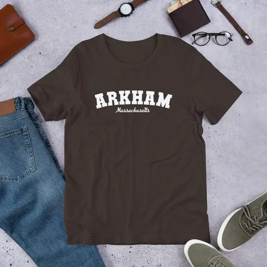 Arkham Massachusetts Short-Sleeve Unisex T-Shirt | HP Lovecraft