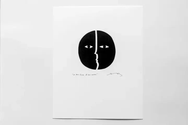"In The Face Of The Moon" 8x10" print