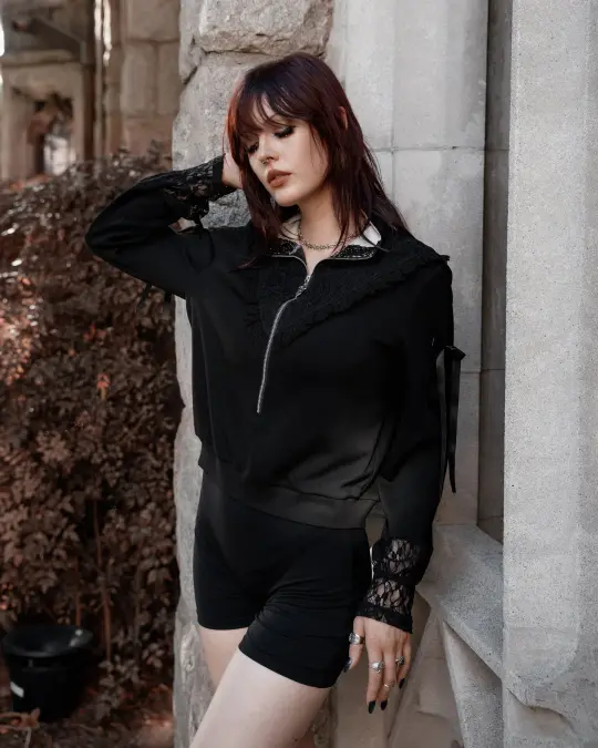 Veil Zip Up Sweater