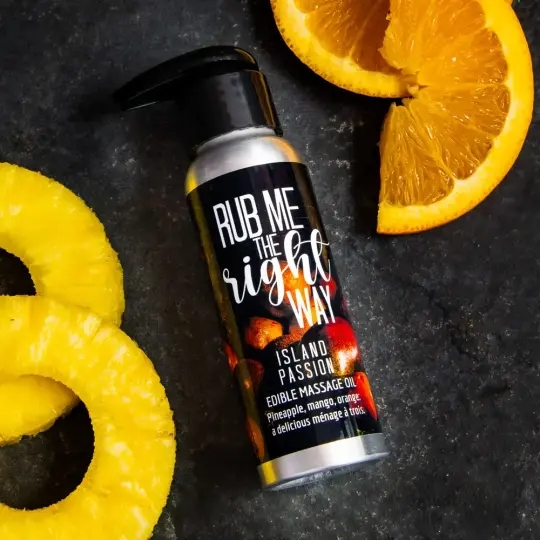 Island Passion Edible Massage Oil.