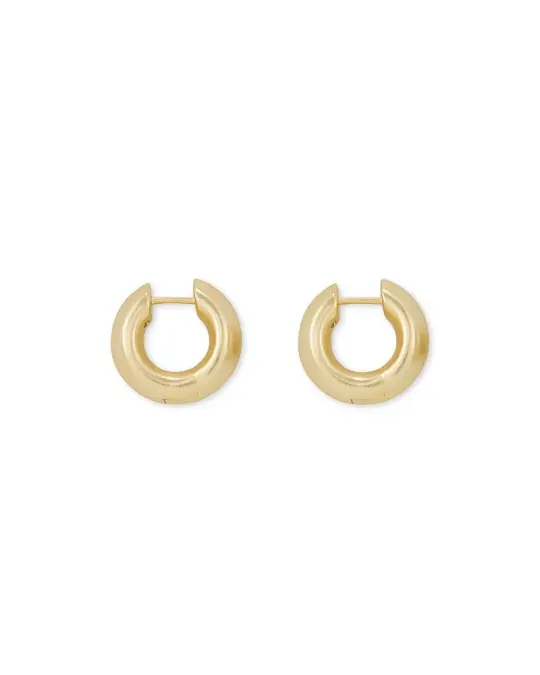 Mikki Huggie Earrings In Gold