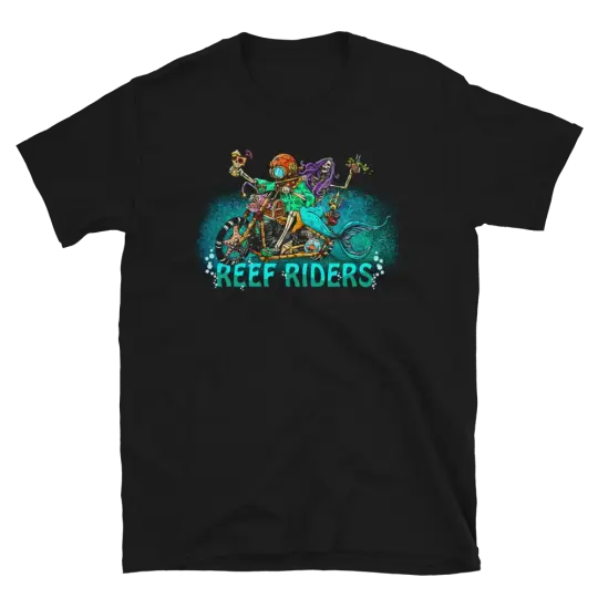 Reef Riders Shirt - Unisex Tee & Women's Tank by David Lozeau
