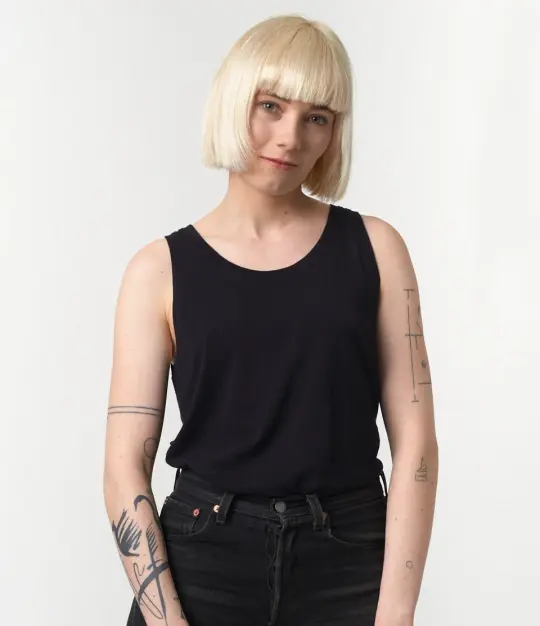 Lightweight Cotton Jersey Classic Fit Women's Singlet