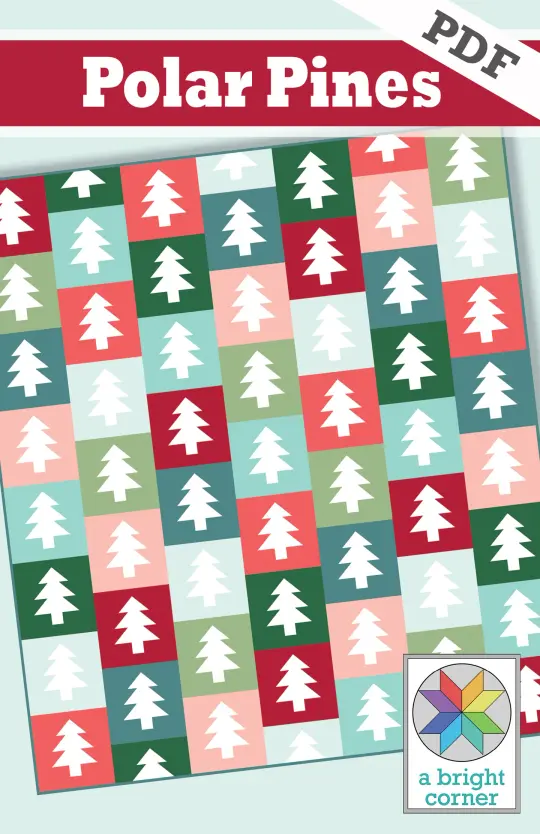 Polar Pines quilt pattern - PDF version