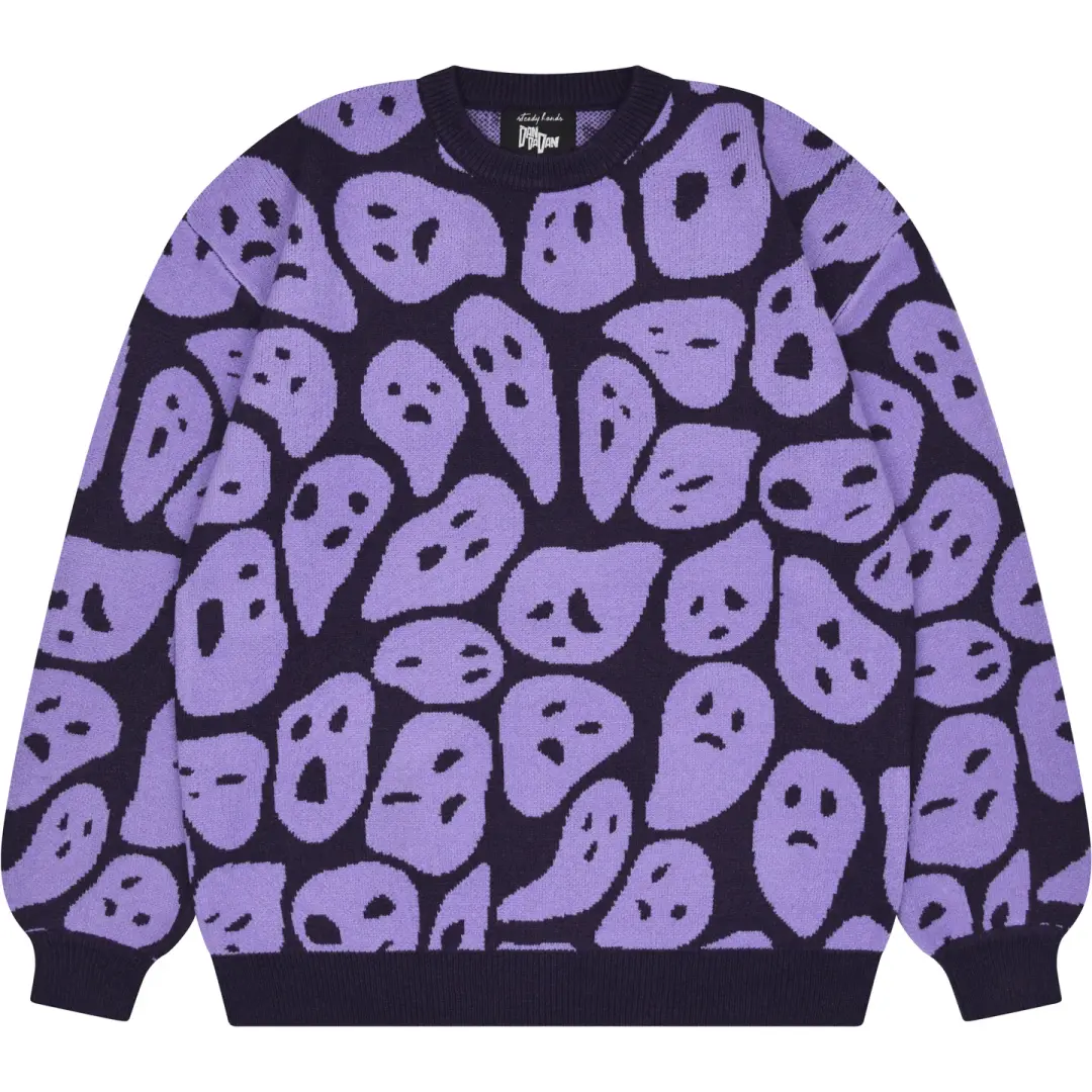Ghost Patterned Sweater