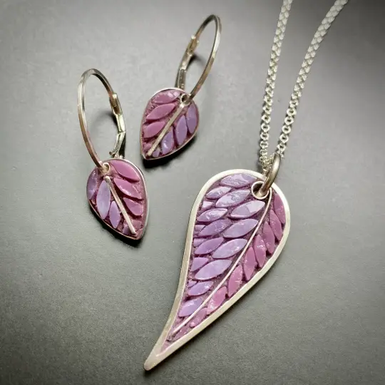 Lilac Leaf Pendant