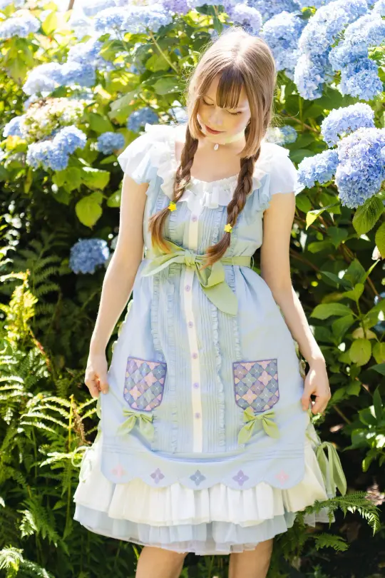Hydrangea Dress (100% Cotton) (Limited Pre-Order CLOSED)