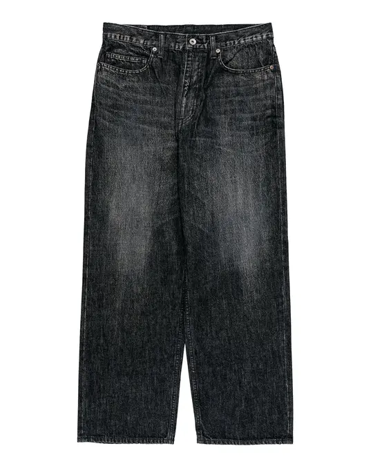 Universal Products 5Pocket Buggie Denim Pants Wash Black