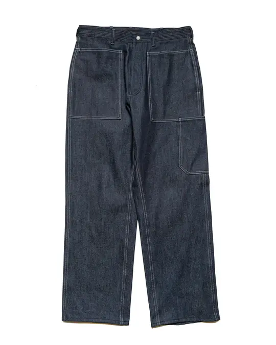 Sassafras T.P. Landscaper Pants 13oz Slab Denim Indigo
