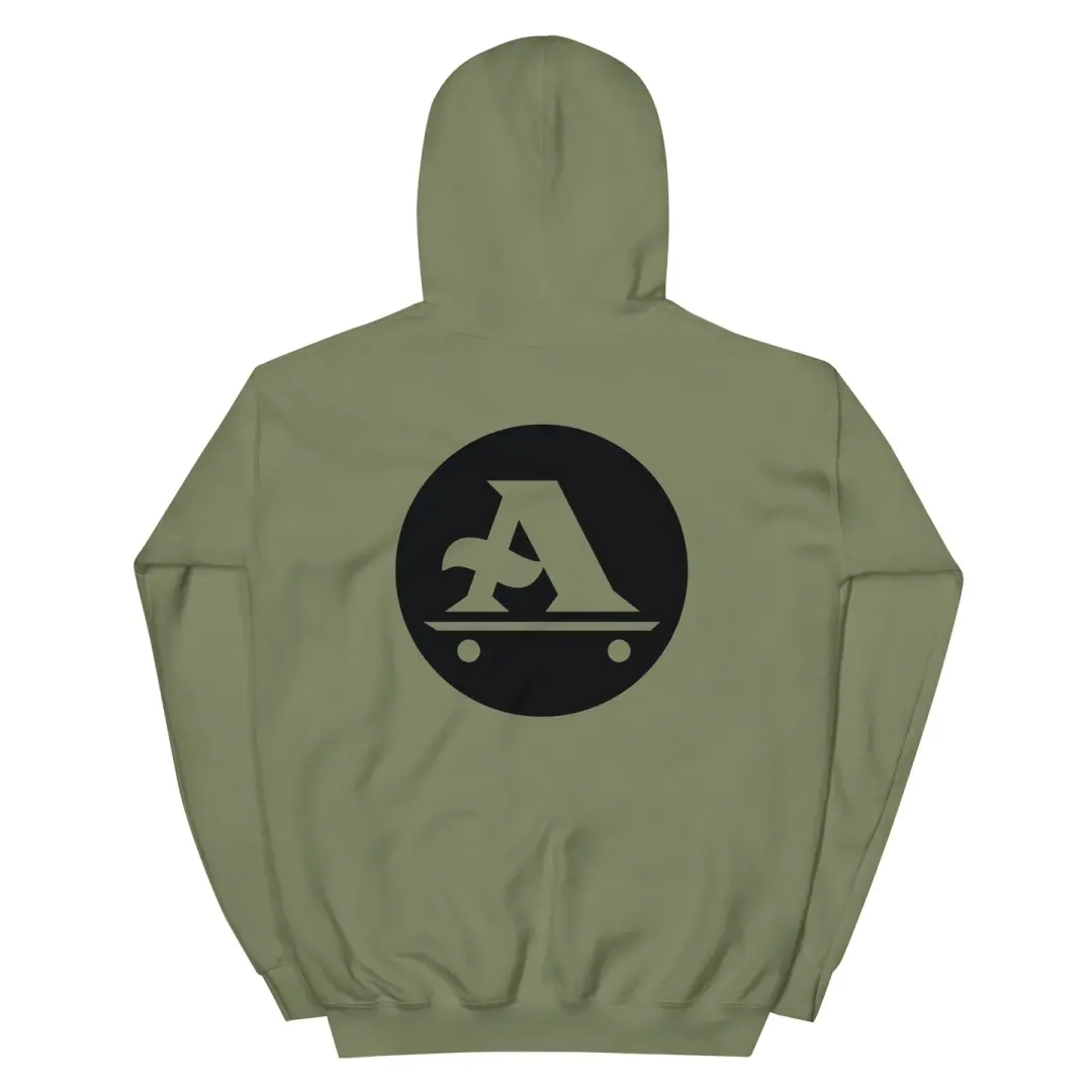 Black A-logo unisex Hoodie
