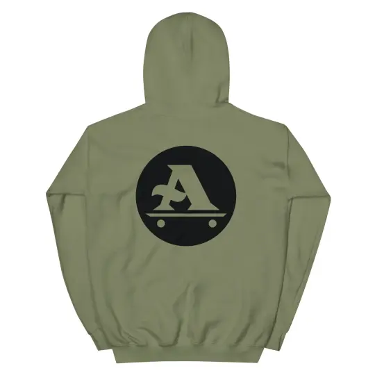 Black A-logo unisex Hoodie