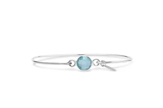 Signature Skinny Bracelet Aqua Quartz
