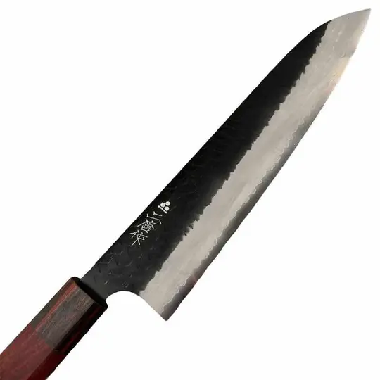 NIGARA HAMONO SG2 Kurouchi Tsuchime Gyuto 240mm Rosewood Handle