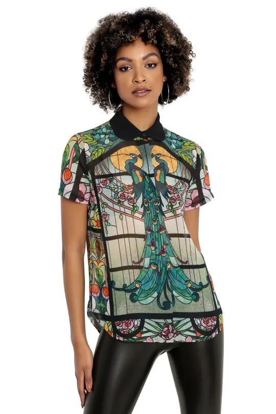 Glass Garden Cute As A Button Shirt