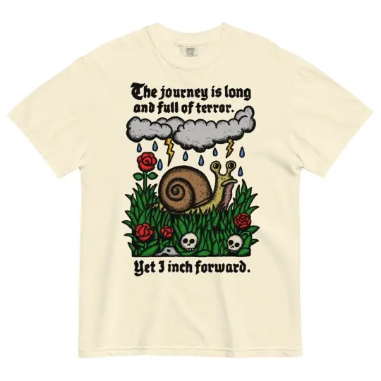 The journey is long and full of terror tshirt