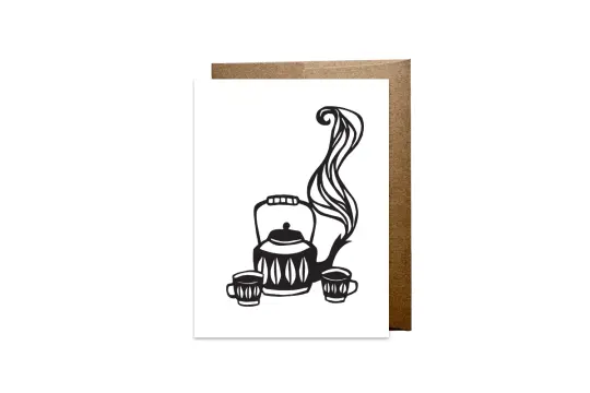 "Tea for Two" card