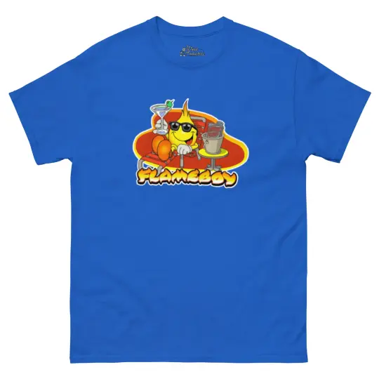 flame boy lighter fluid tee