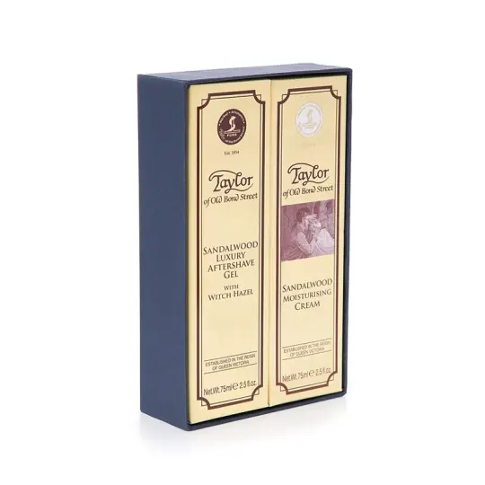 Sandalwood Moisturising Cream and Aftershave Gel Gift Set