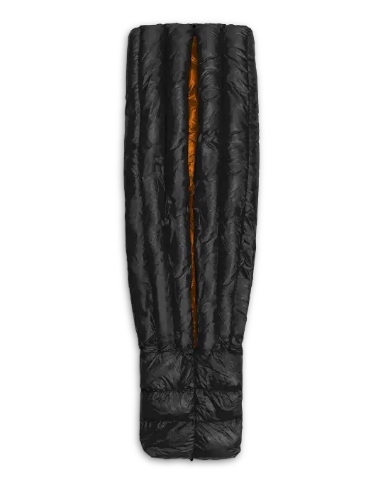Overstock - 40F Summer Quilt - Black Shell - Standard - Medium