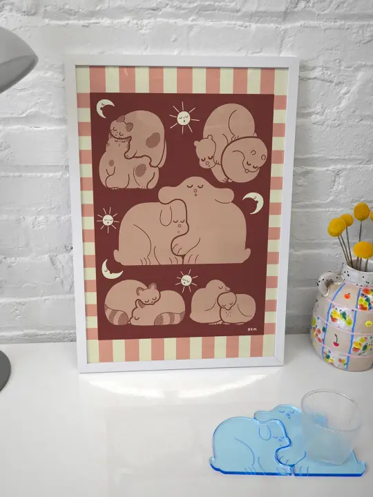 "Perfect Nap" Art Print