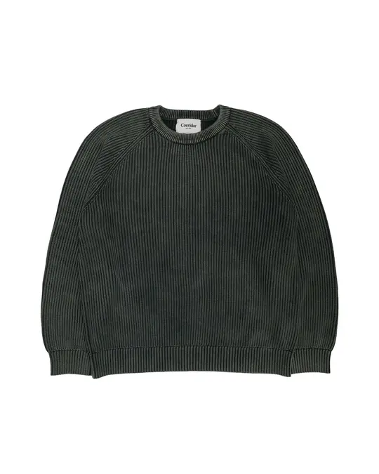 Corridor Washed Cotton Crewneck Grey