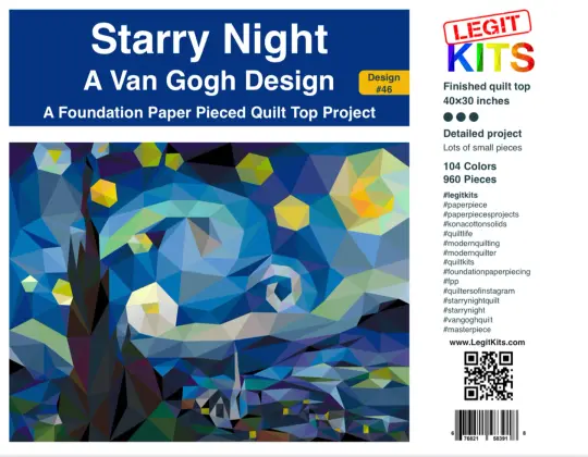 Starry Night in Kona Cotton