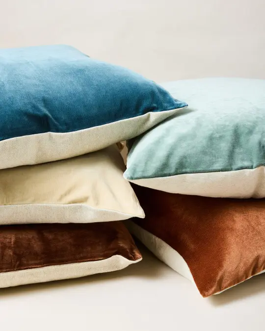 Velvet + Linen Pillow