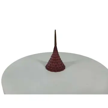 Hanging Vat Manor 28mm 3D printed medieval fantasy town terrain, painted example, front view