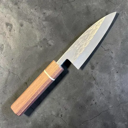 Tokushu Knife Tsuchime SLD 105mm Tall Petty / Ajikiri