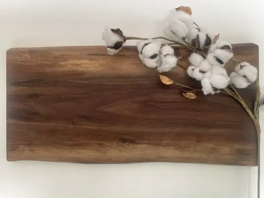 Live Edge (Dual) Long Walnut Board (23LJ01)