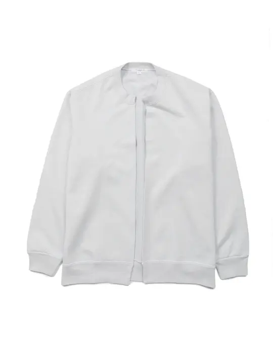 Lady White Co. Split Crew Cardigan Glacier