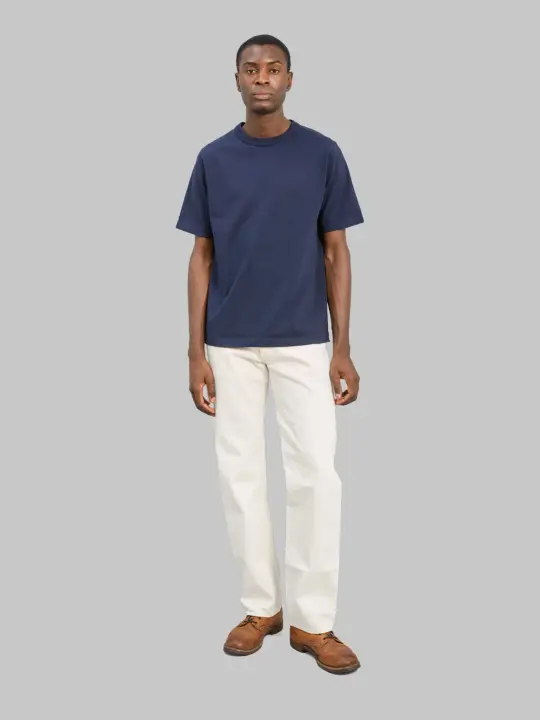 Sugar Cane "1947 Model White" 13oz Regular Straight Jeans