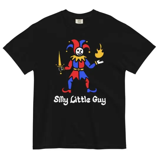 Silly little guy tshirt (black)
