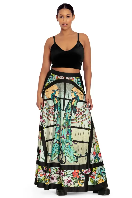 Glass Garden Maxi Skirt