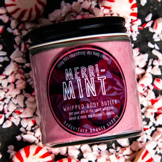 Merri-Mint Whipped Body Butter.