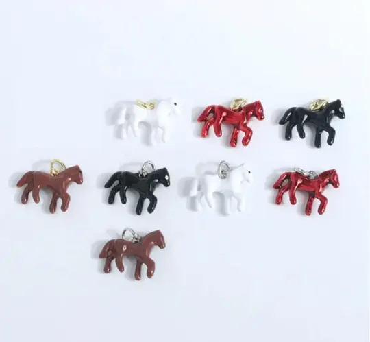 Enamel Horse Charm | Charm Bracelet & Necklace | Custom Charm Jewelry
