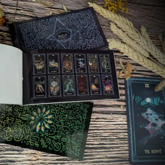 Visions Sticker Book - Tarot Journal Stickers - Oracle Card Tracking