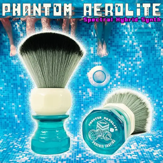 Phantom Aerolite 26mm Spectral Synth Hybrid Brush | Retro Shave Tech!