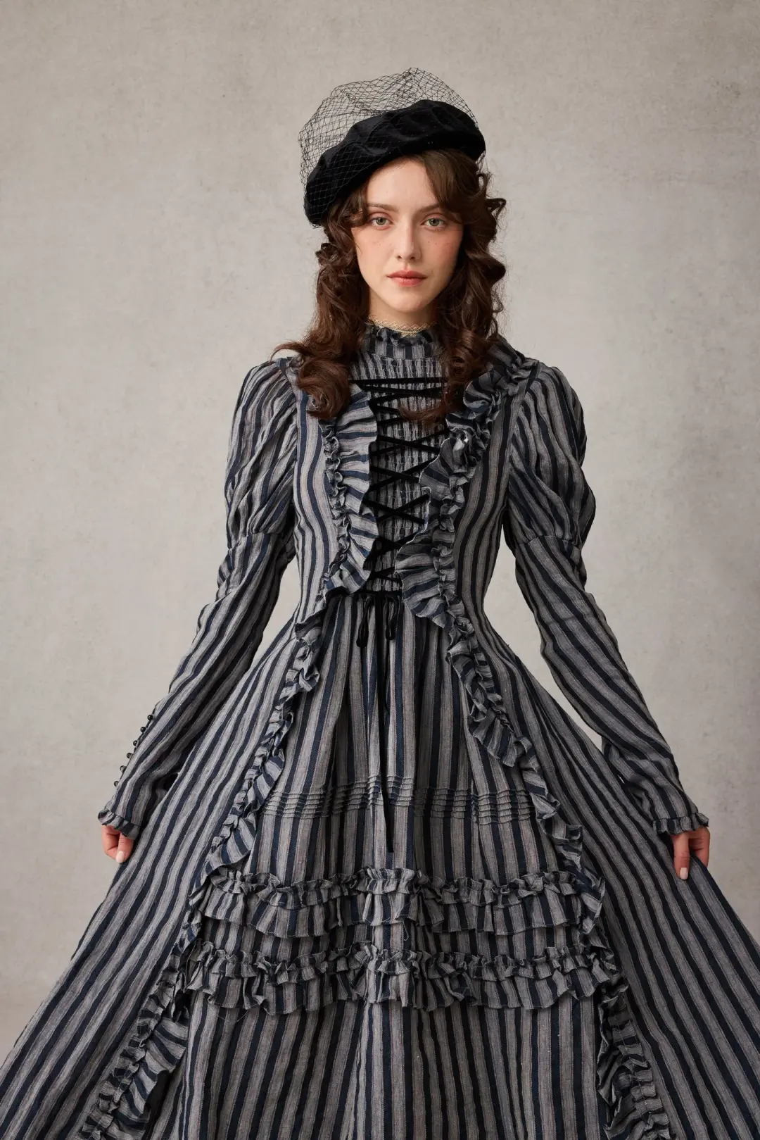 Elizabeth 15 | Victorian Linen Dress