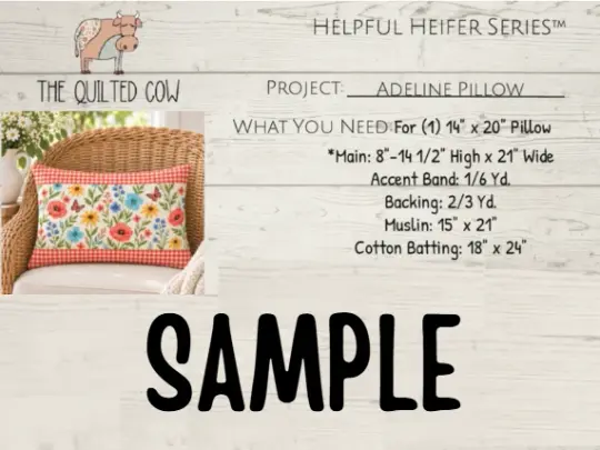 Helpful Heifer Adeline Pillow