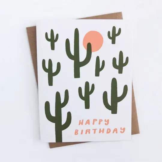 Birthday Cacti Card