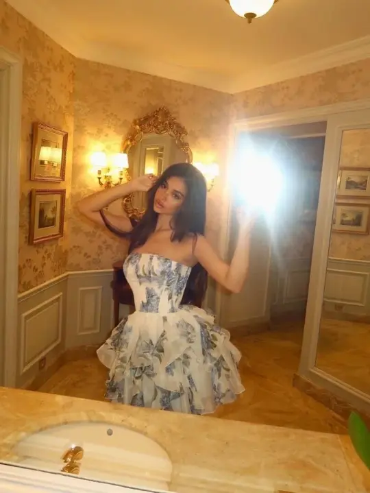 Puffy Frilled Women's Homecoming Dress Floral Corset Short Prom Gown Party Dress RS3019