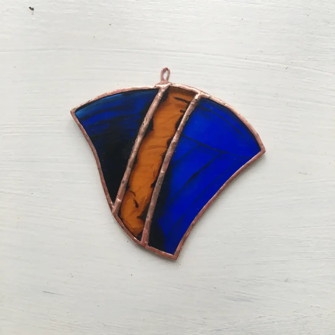 Orange Oak Leaf Butterfly Wing