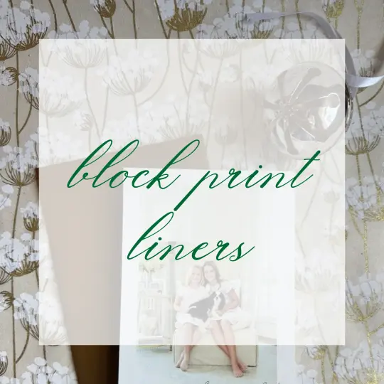Specialty Liners - Block Print